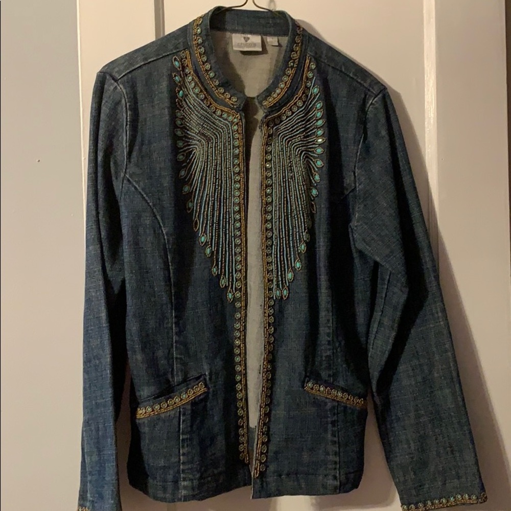 Embroidered Jean Jacket